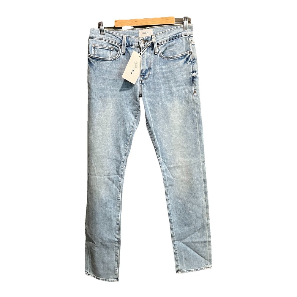 FRAME L' Homme Finn Slim Fit Mid-Rise Cotton Blend Men's Jeans Size 30